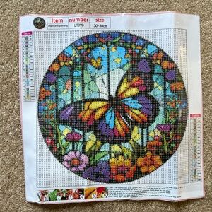 Diamond Art Painting Kit Butterfly Themed